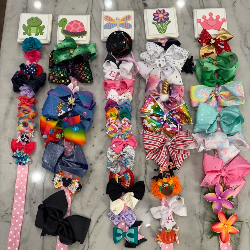Custom Made Hair Bows and Clips HOLDER - (bows not included)